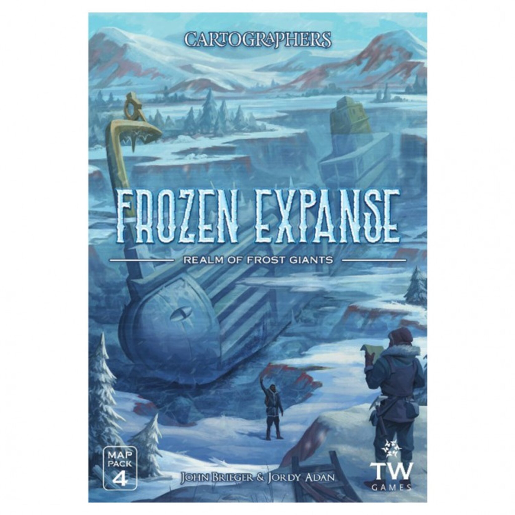 Thunderworks Games Cartographers Map Pack 4 Frozen Expanse