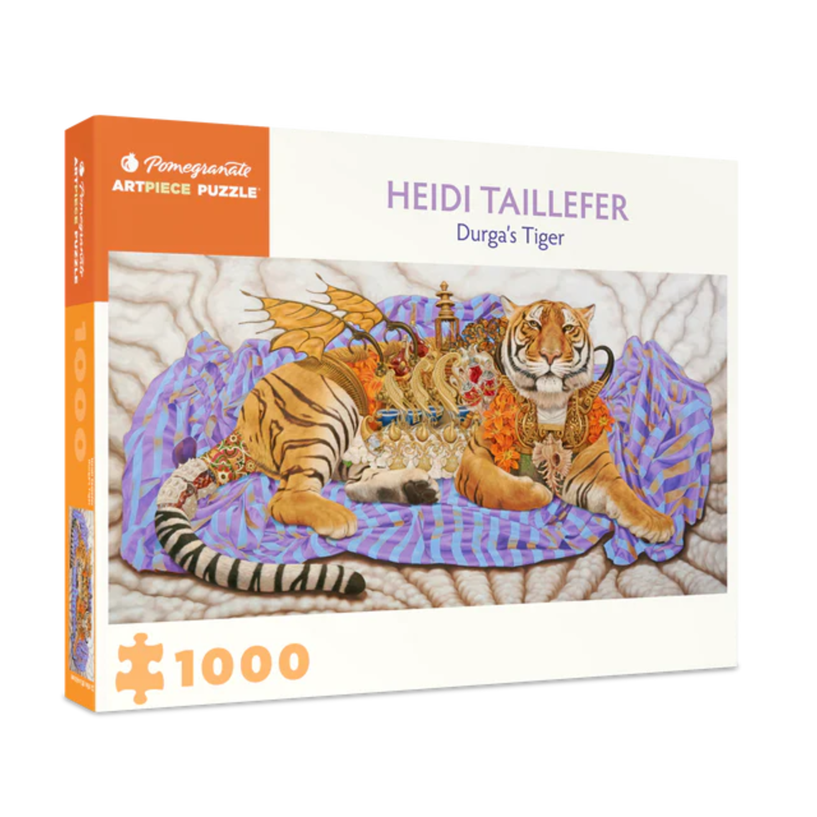 Pomegranate Communications 1000 pc Puzzle Heidi Taillefer Durga's Tiger