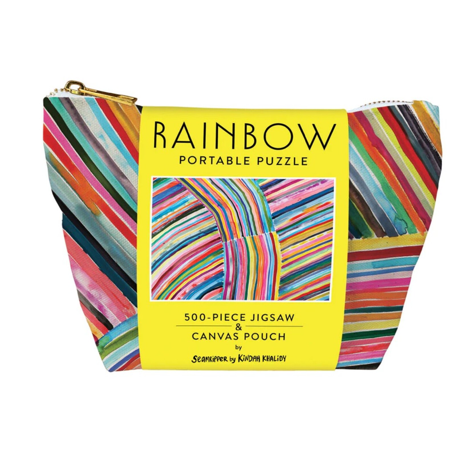 Chronicle Books 500 pc Portable Puzzle Rainbow