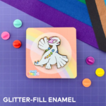 HeyyoJojo Pokemon Lugia Glitter Pokepride Enamel Pin
