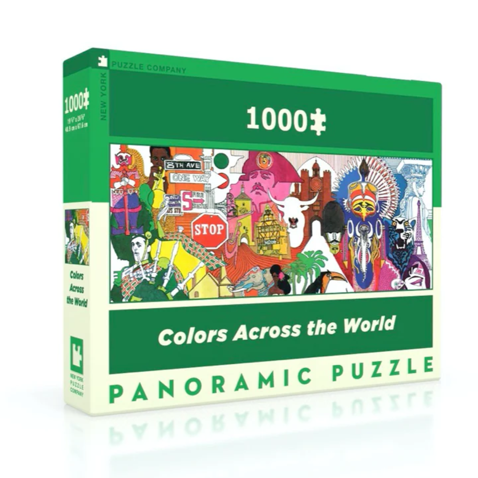 New York Puzzle Company 1000 pc Puzzle Colors Across the World