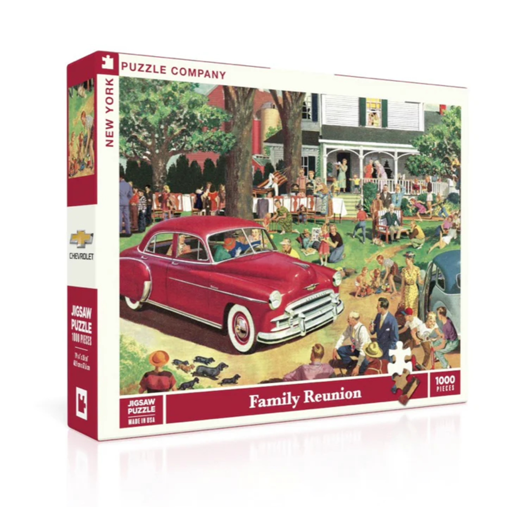 New York Puzzle Company 1000 pc Puzzle Family Reunion