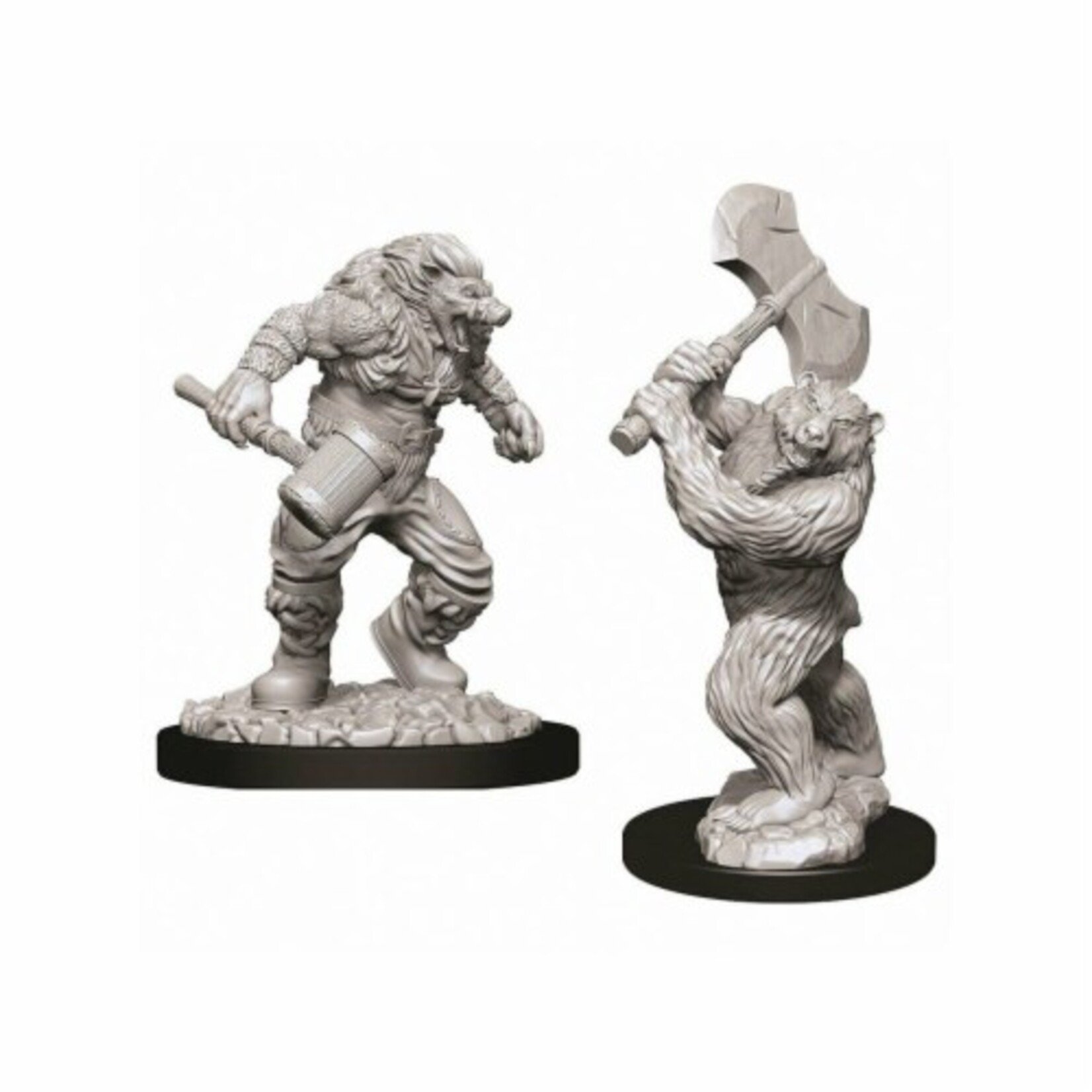 WizKids Dungeons and Dragons Nolzur's Marvelous Minis Wereboar and Werebear