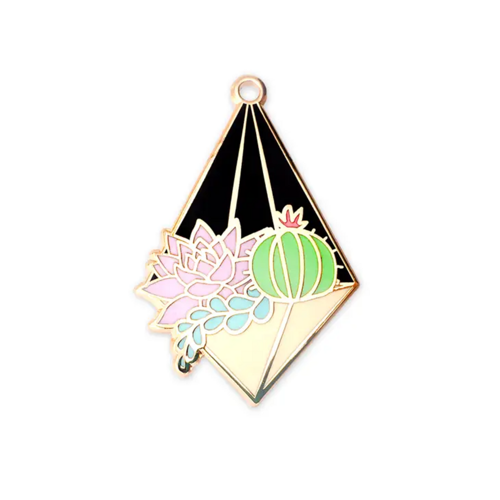 Shoal Hanging Terrarium Pin Night Enamel Pin