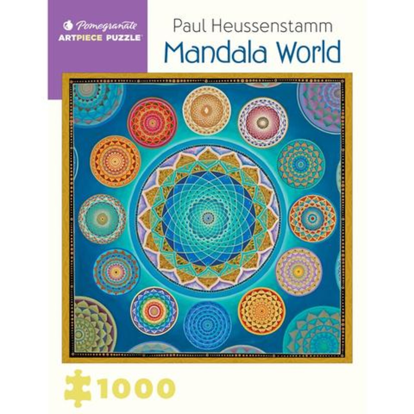 Pomegranate Communications 1000 pc Puzzle Paul Heussenstamm Mandala World