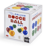 Crown Sporting Goods Deluxe 4-Player Resin Bocce Ball Set with Carrying Case 90 mm