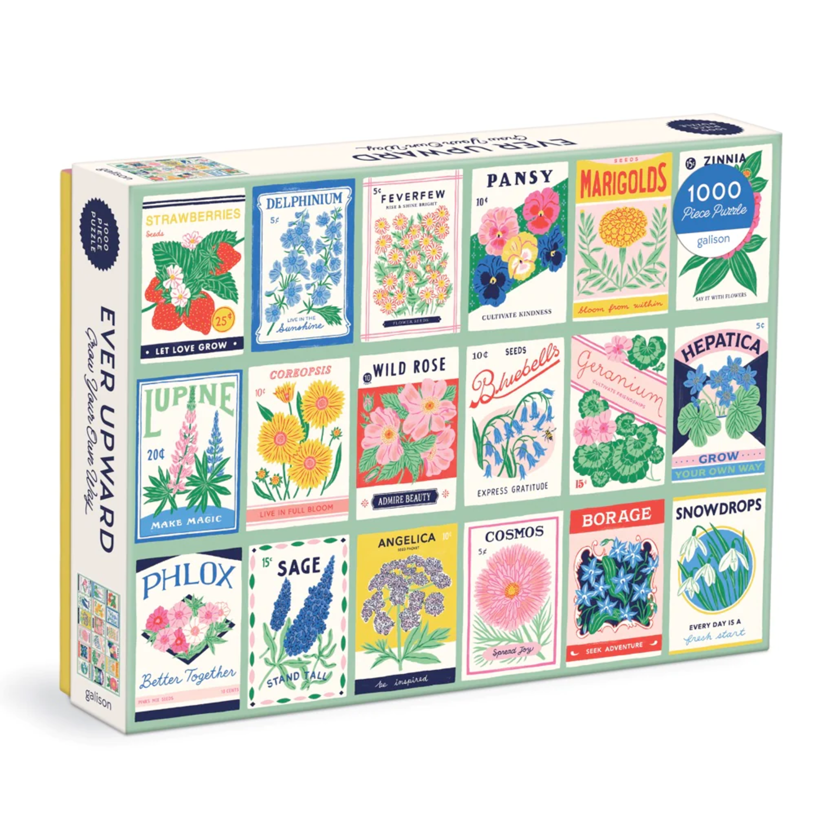 Galison 1000 pc Puzzle Ever Upward Grow Your Own Way