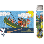 Micro Puzzles Micro Puzzles Dogs in Canoe Funny Fishing Stocking Stuffer