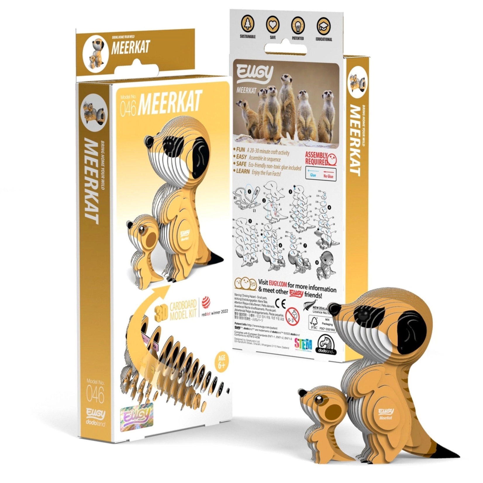 Safari Ltd Eugy 3D Puzzle Meerkat