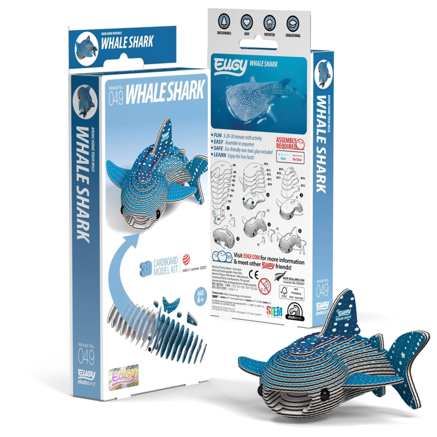 Safari Ltd Eugy 3D Puzzle Whale Shark