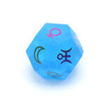 HYMGHO Single Gemstone Astral d12 Sea Blue