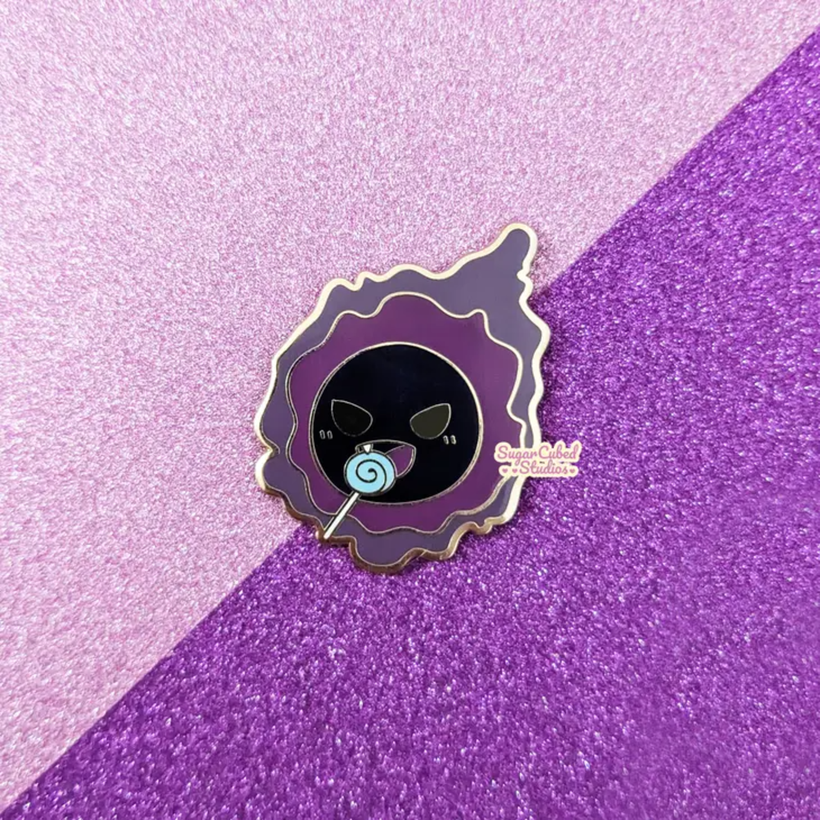 Sugar Cubed Studios Ghostly Trio Pocket Monster Ghastly Enamel Pin