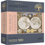 Trefl USA 1000 pc Wooden Puzzle Ancient World Map