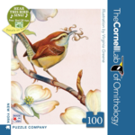 New York Puzzle Company 100 pc Mini Puzzle Carolina Wren