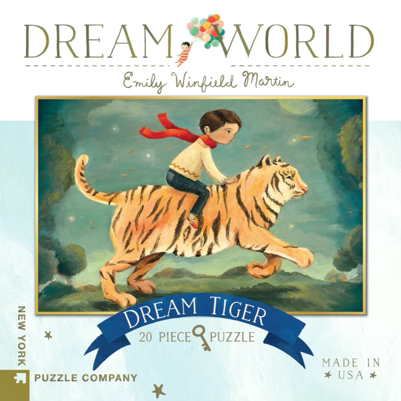 New York Puzzle Company 20 pc Mini Puzzle Dream Tiger