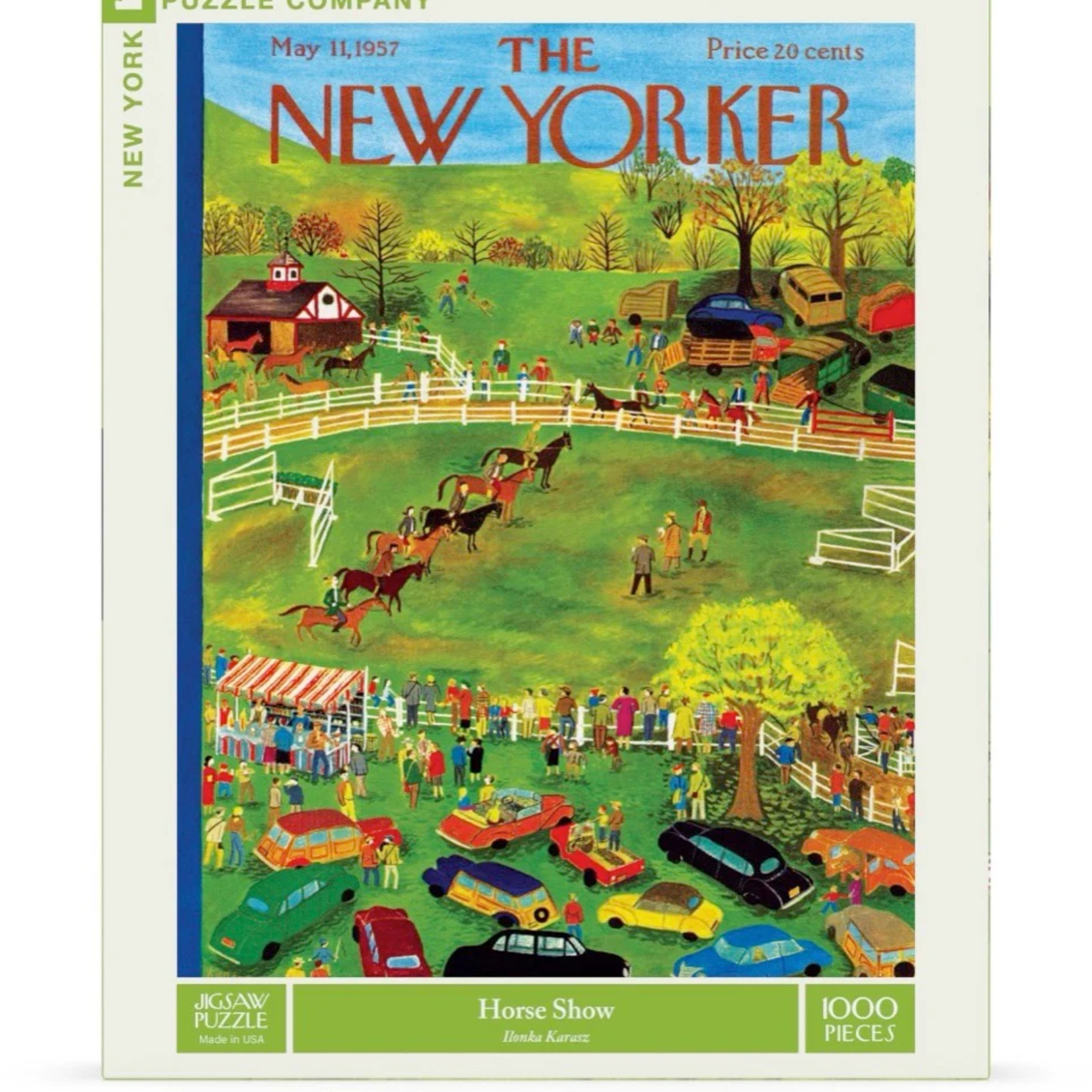 New York Puzzle Company 1000 pc Puzzle Horse Show