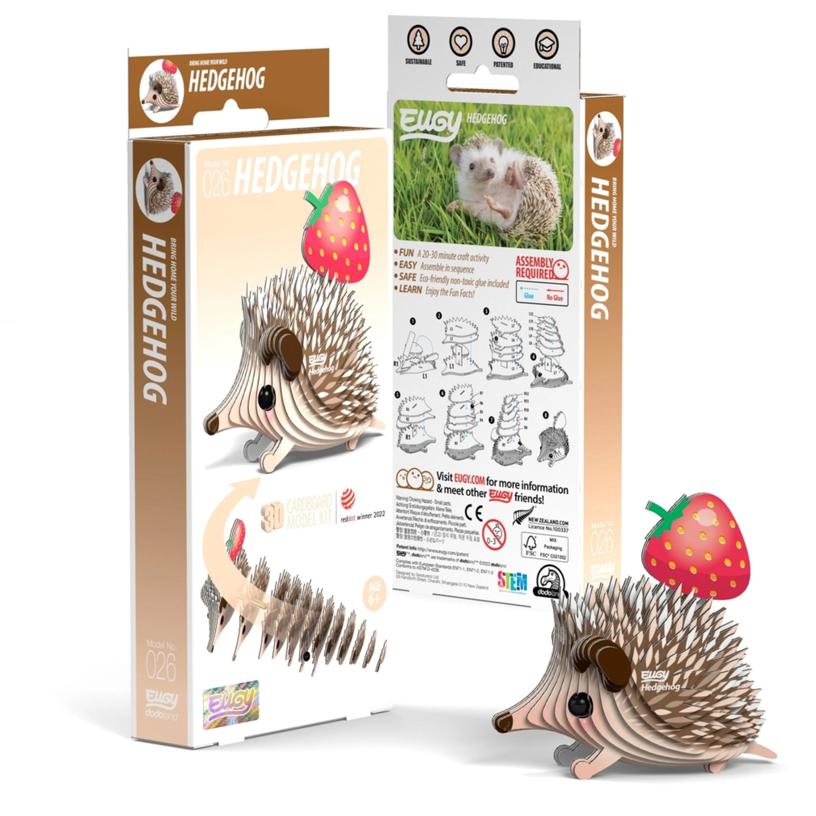 Safari Ltd Eugy 3D Puzzle Hedgehog