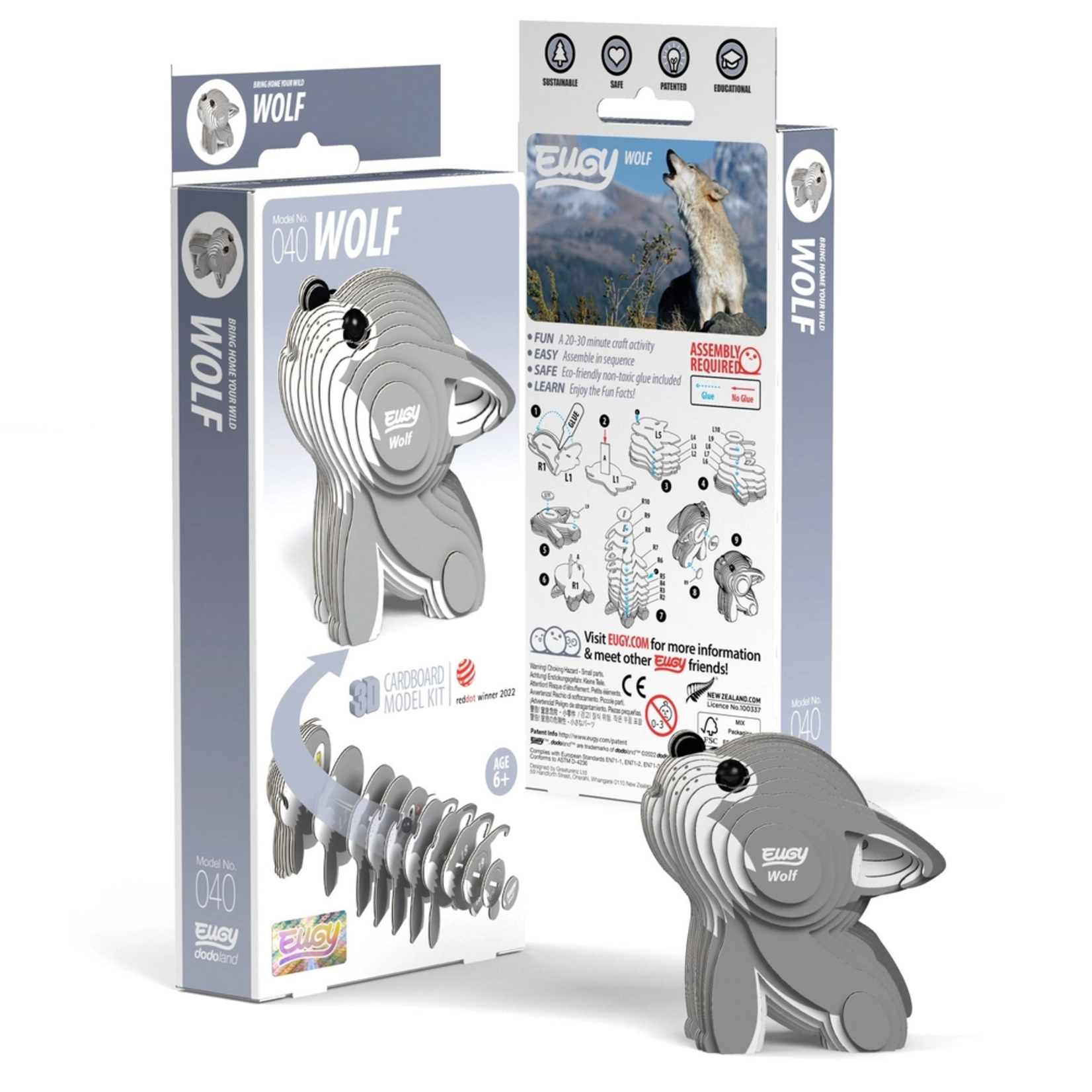 Safari Ltd Eugy 3D Puzzle Wolf