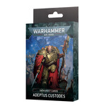 Games Workshop Warhammer 40k Datasheet Cards Adeptus Custodes 10E