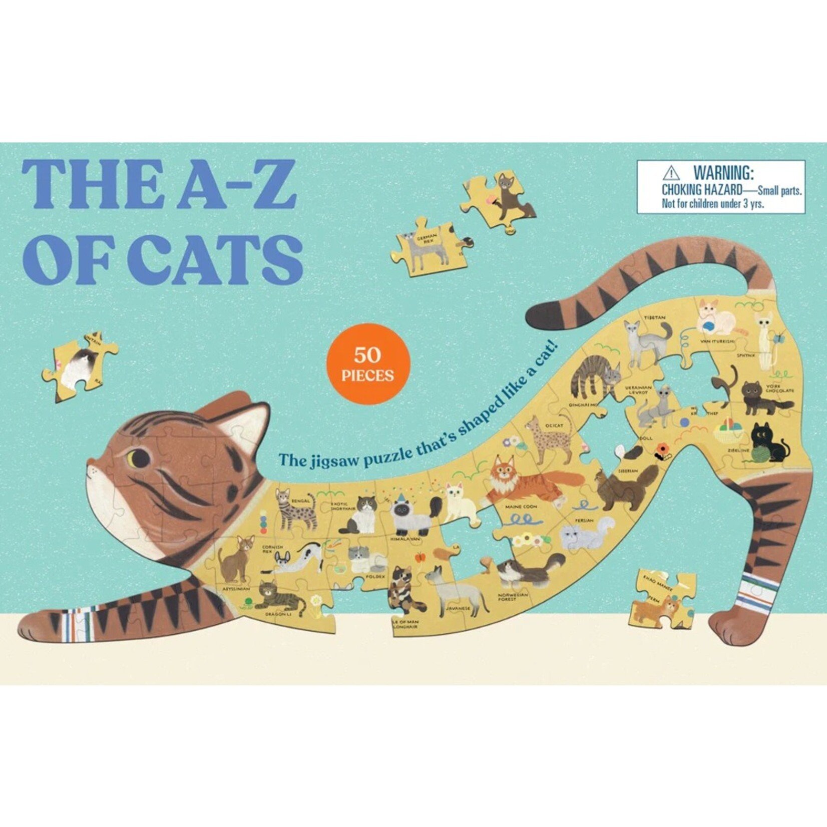 Laurence King Publishing 50 pc Puzzle The A-Z of Cats