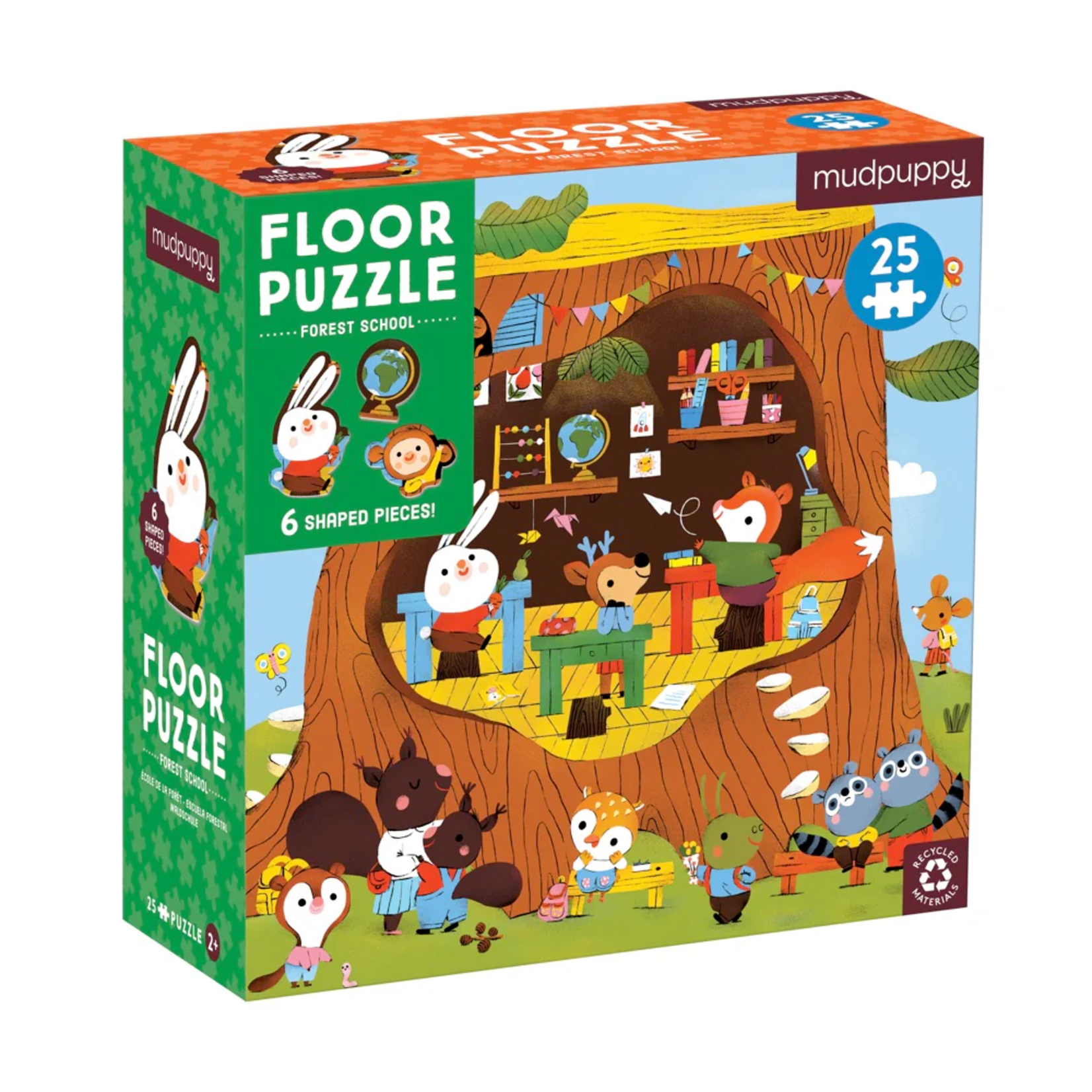 Mudpuppy 25 pc Floor Puzzle Forest School