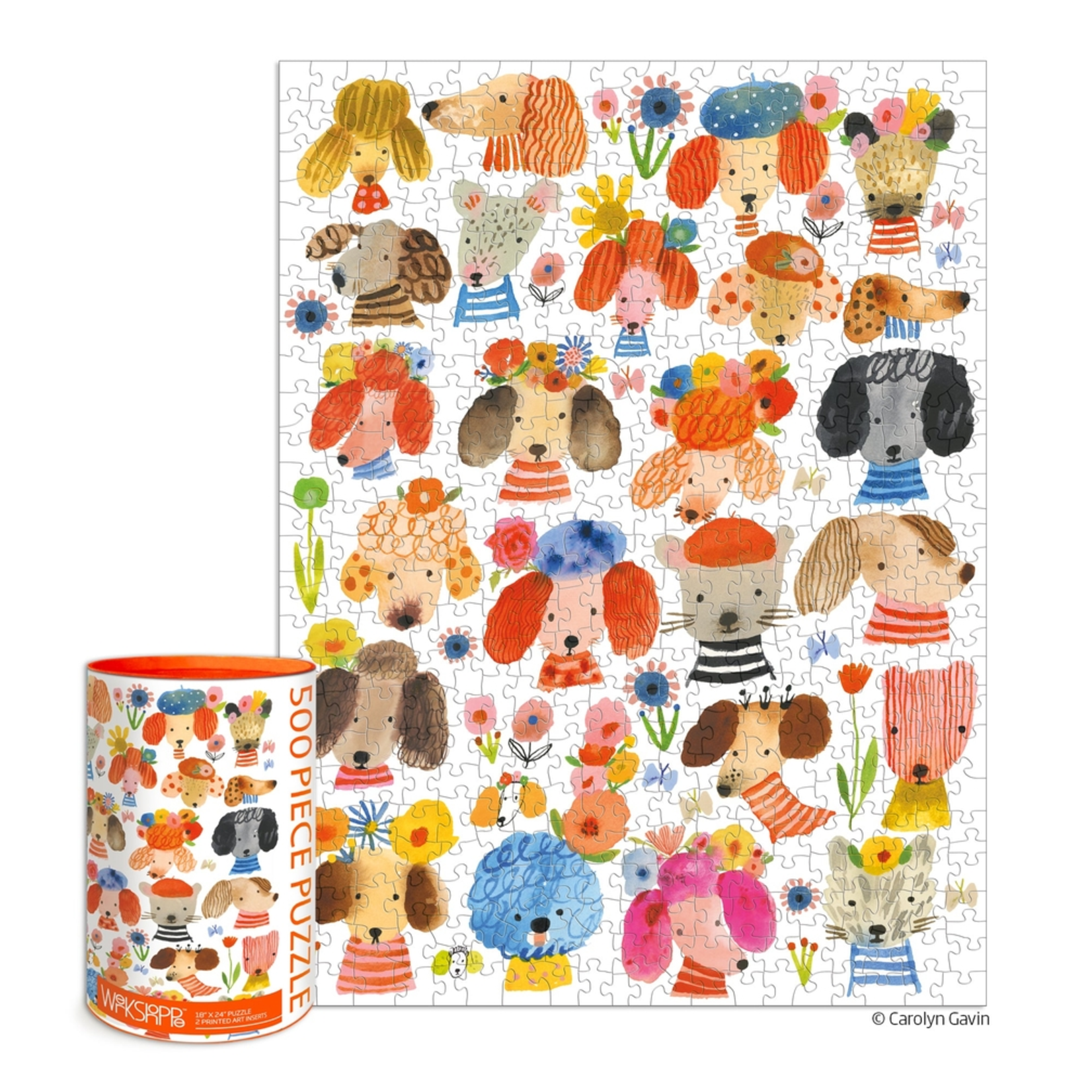 WerkShoppe 500 pc Puzzle Dog Eared
