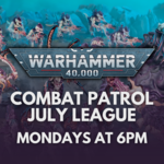 GG Corvallis GG Corvallis Warhammer 40K Combat Patrol League 2024 July Mondays 6 pm