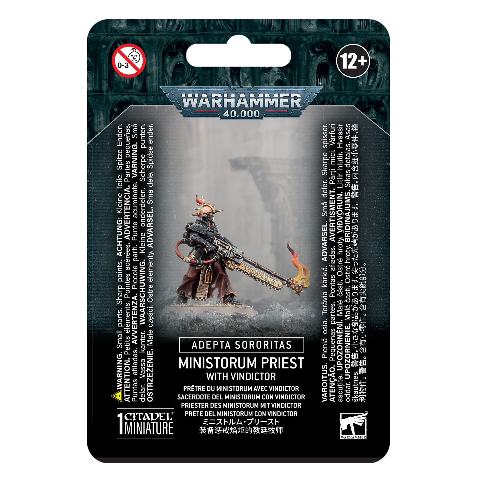 Games Workshop Warhammer 40k Imperium Adepta Sororitas Ministorum Priest with Vindictor