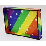 Foam Brain Games Chromatic Pride Dice Tray Rainbow