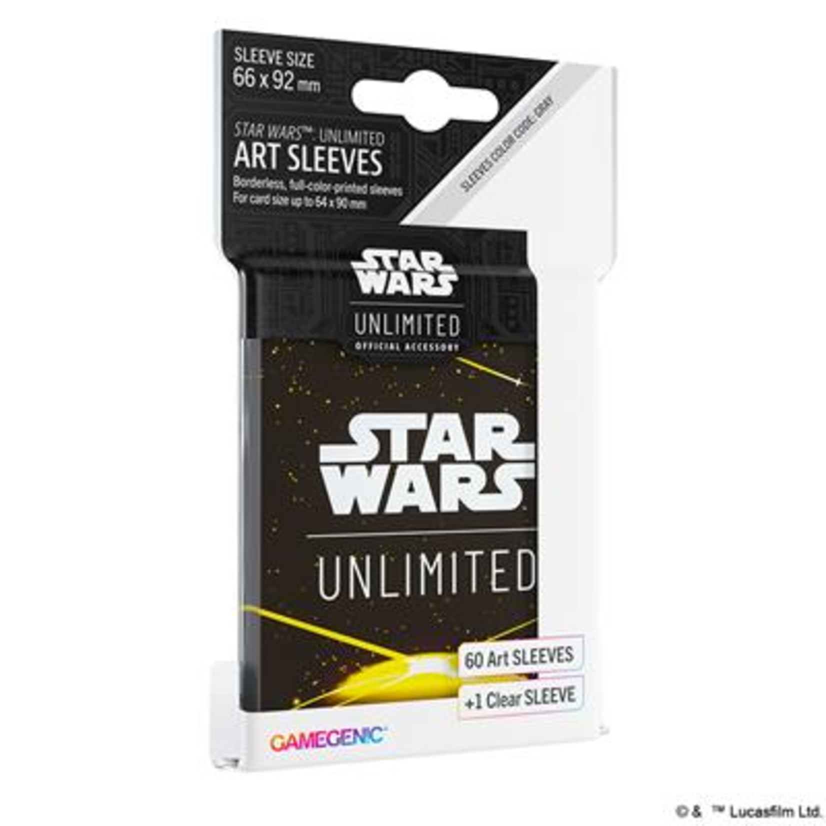 Gamegenic GameGenic Star Wars Unlimited Art Sleeves Yellow 60 ct