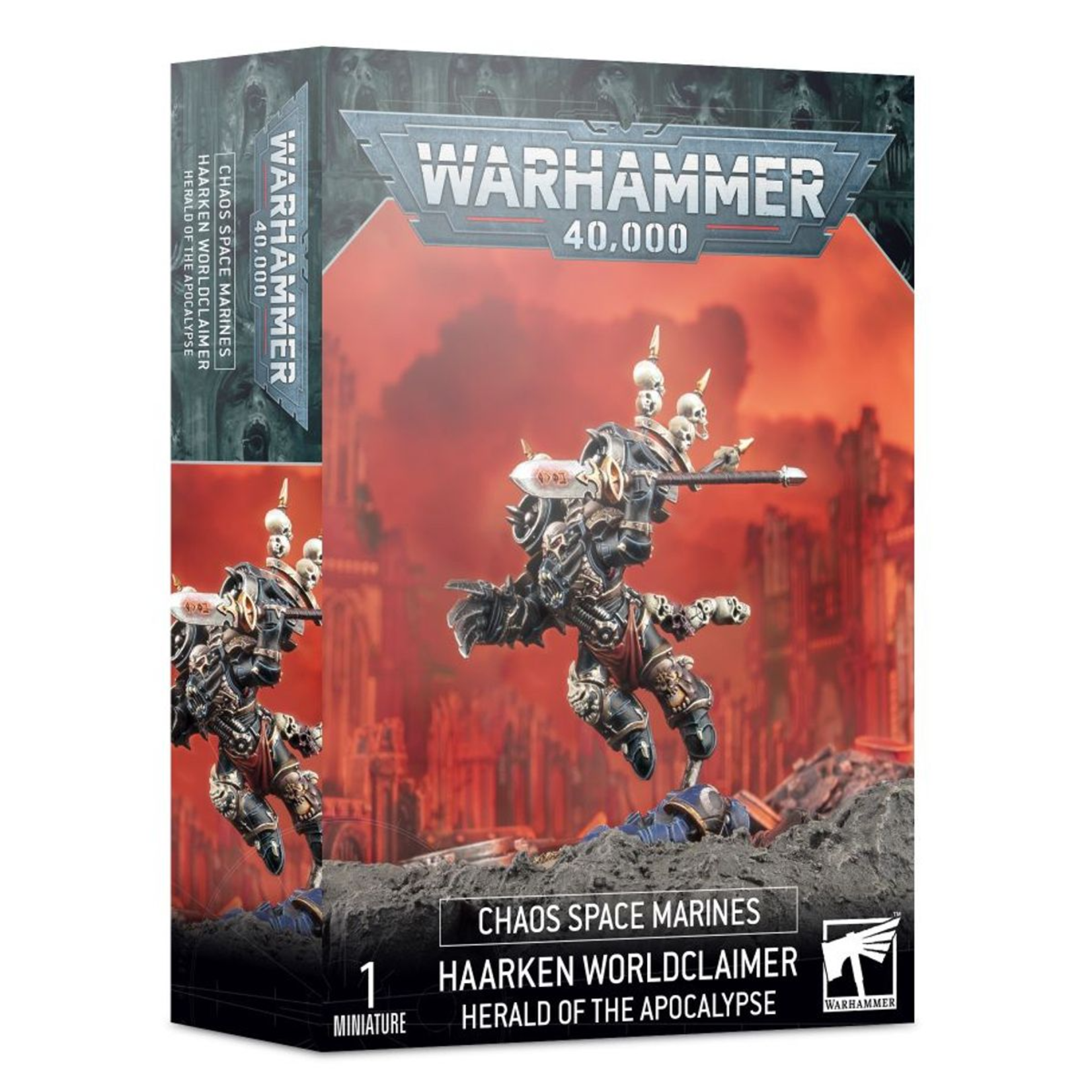 Games Workshop Warhammer 40k Chaos Space Marines Haarken Worldclaimer Herald of the Apocalypse