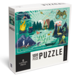 Lantern Press 1000 pc Puzzle Lake Life Series Collage