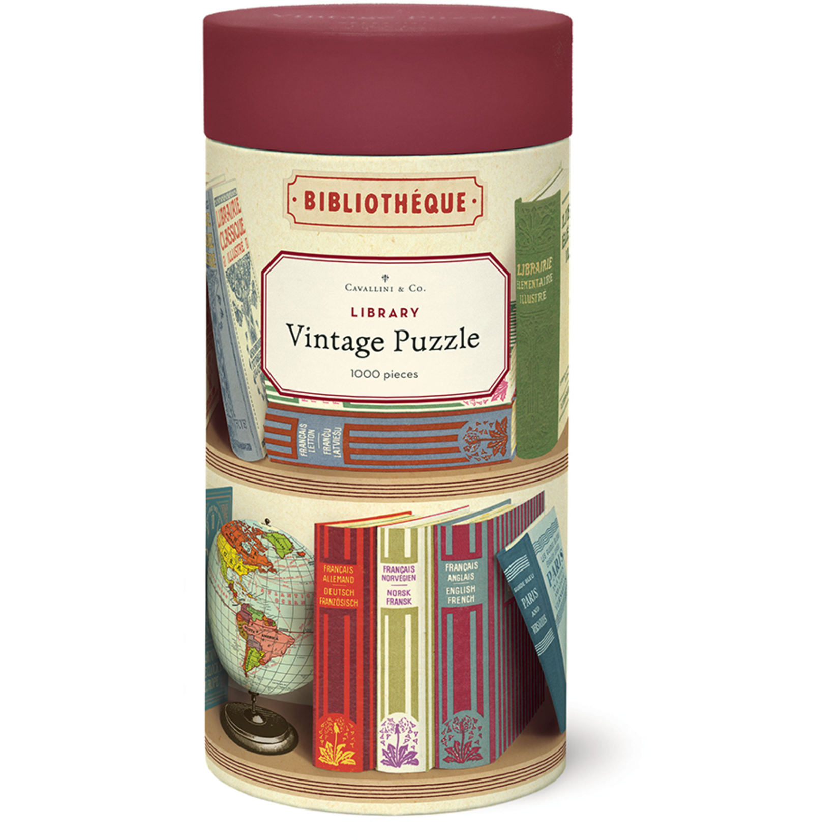 Cavallini and Co 1000 pc Puzzle Library Books