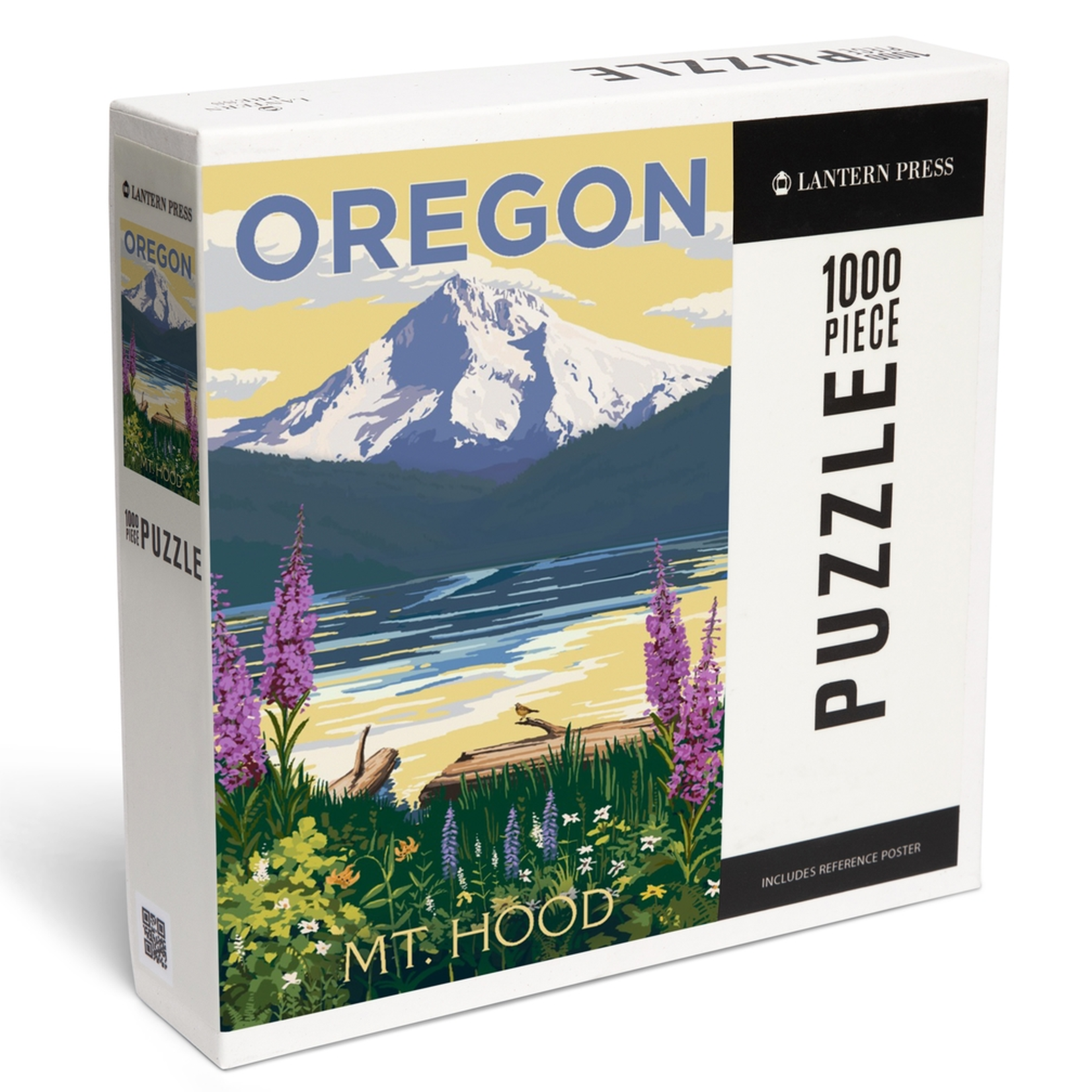 Lantern Press 1000 pc Puzzle Oregon Mt Hood Mountain and Lake Scene