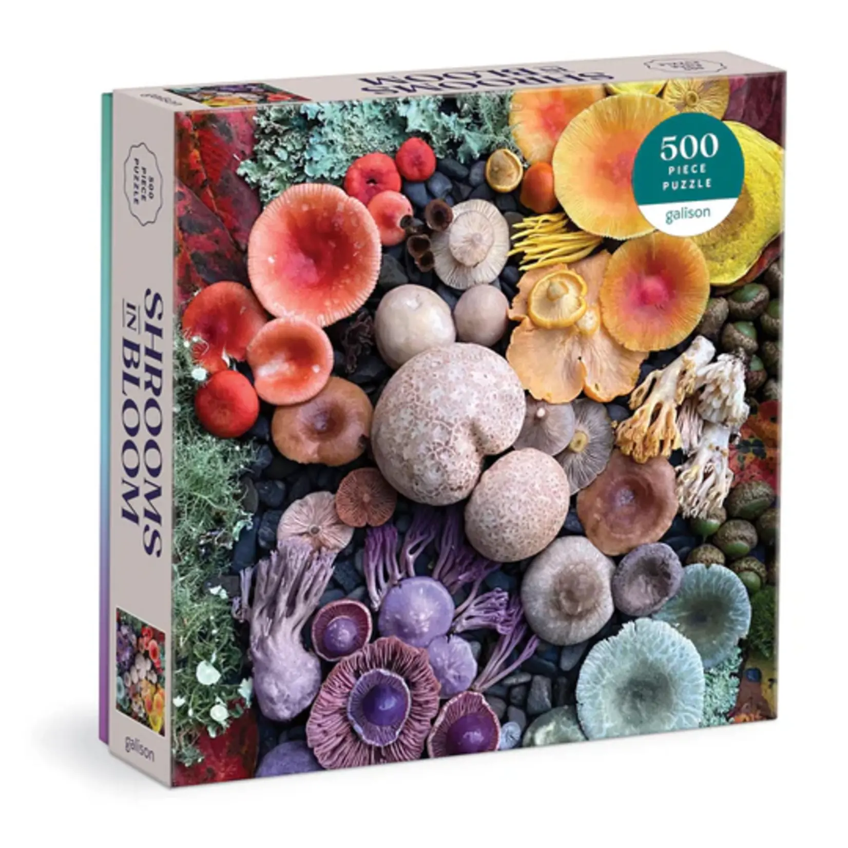 Galison 500 pc Puzzle Shrooms in Bloom