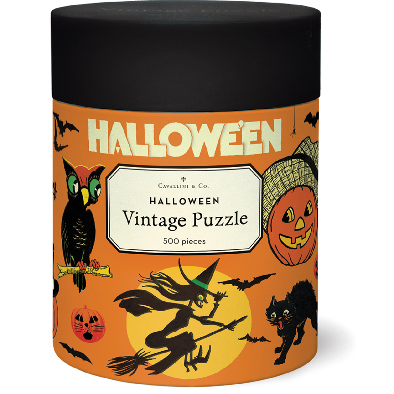 Cavallini and Co 500 pc Puzzle Halloween