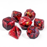 Die Hard Dice Die Hard Dread Red w/ Red RPG 7 die set