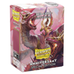 Arcane Tinmen Dragon Shield Sleeves Matte Dual Pomegranate Gold 100 ct