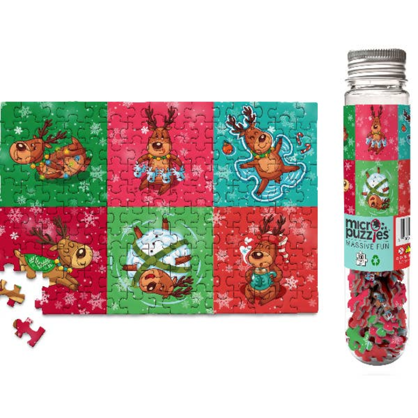 Micro Puzzles Micro Puzzles Holidays Reindeer Games