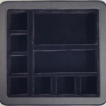 Forged Forged Character Shrine RPG Dice and Miniature Traveling Display Case Black