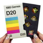 1985 Games 1985 VHS Rainbow Bright Sharp Edge Dice Polyhedral 7 die set