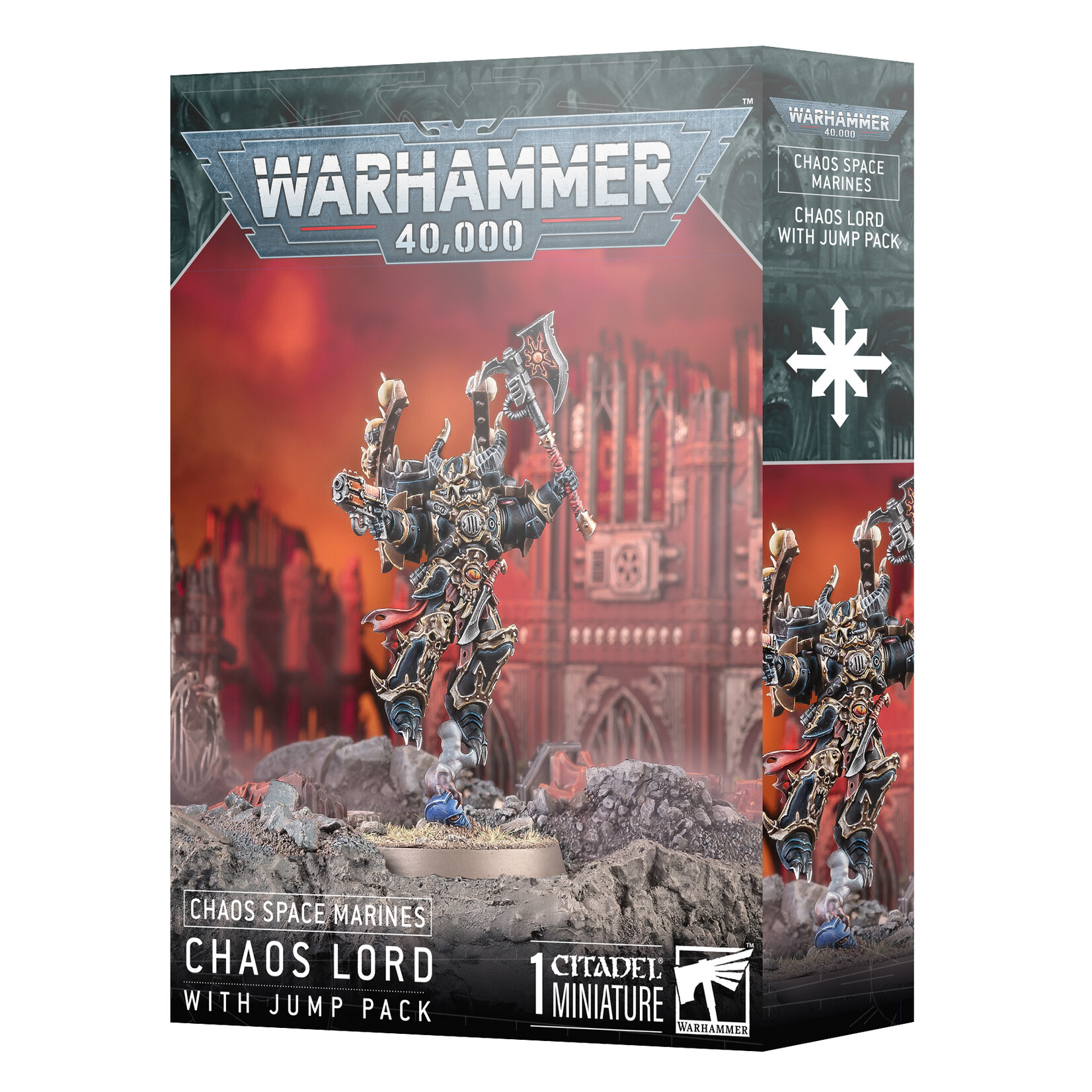 Games Workshop Warhammer 40k Chaos Space Marines Chaos Lord w/ Jump Pack