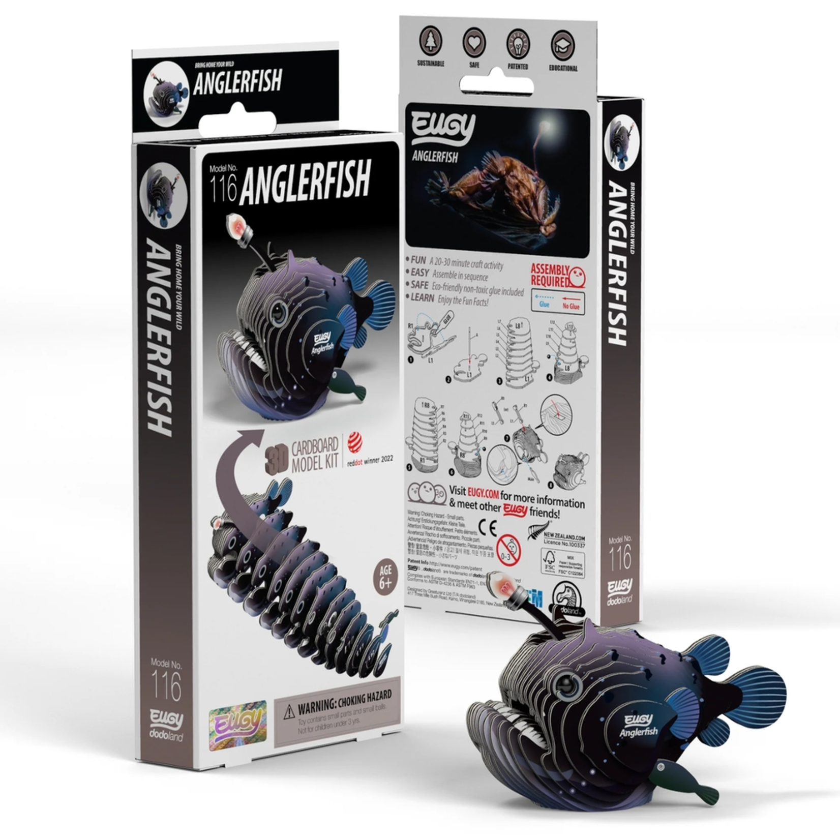 Safari Ltd Eugy 3D Puzzle Anglerfish