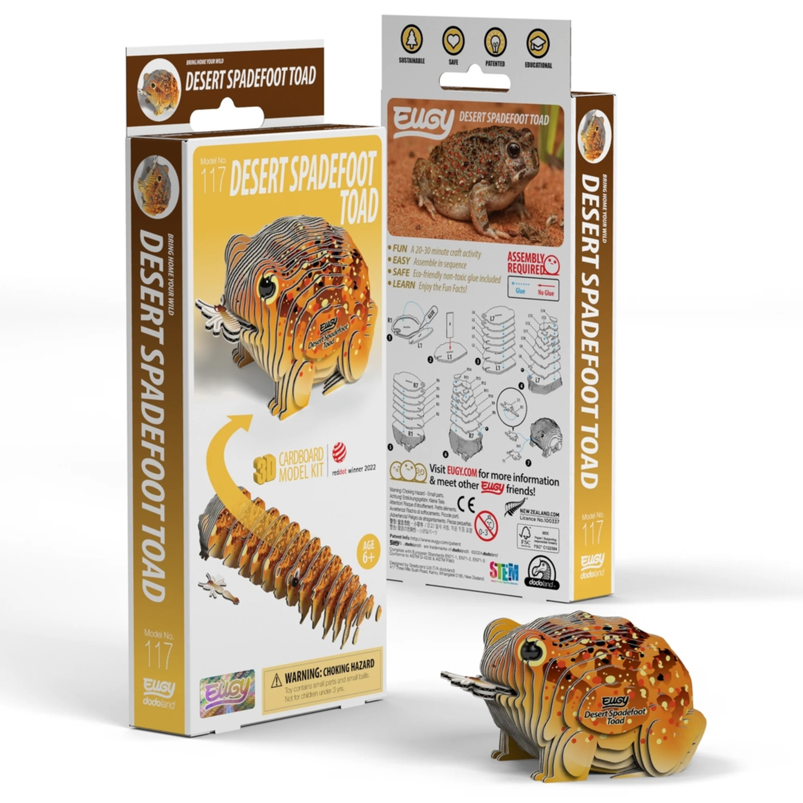 Safari Ltd Eugy 3D Puzzle Desert Spadefoot Toad