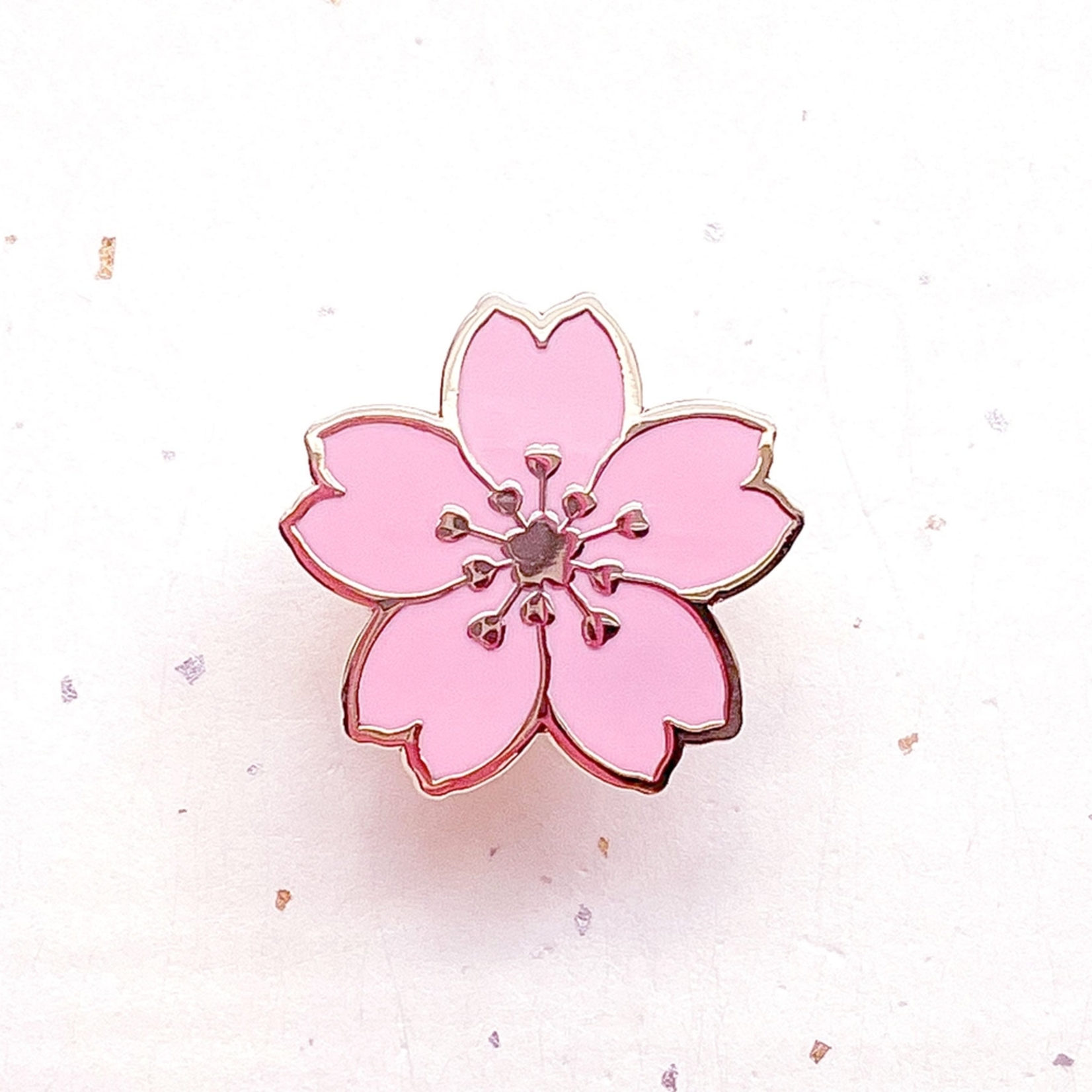 Alum and Ink Mini Sakura Blossom Enamel Pin