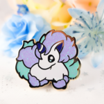 Bonnie's Lab Pokemon Galarian Ponyta Enamel Pin