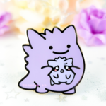 Bonnie's Lab Pokemon Ditto X Gengar Enamel Pin