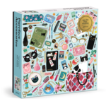 Galison 500 pc Foil Puzzle Purrfect Accessories