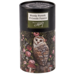Primitives by Kathy 500 pc Puzzle Moody Forest Woodland Friends