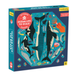Mudpuppy 300 pc Shaped Puzzle Ocean Life to Scale Octagon